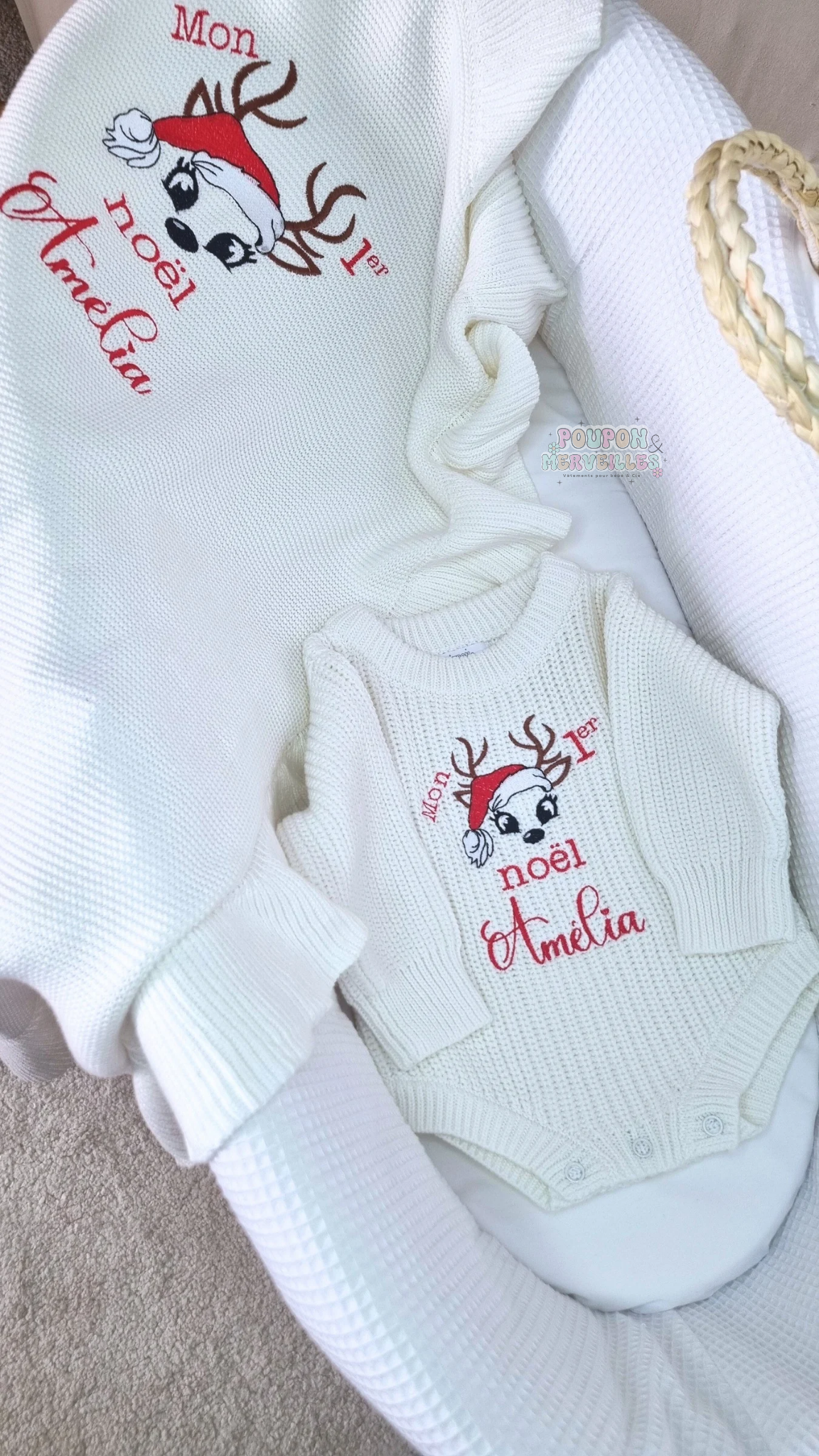 Coffret Noël | Couverture + Barboteuse