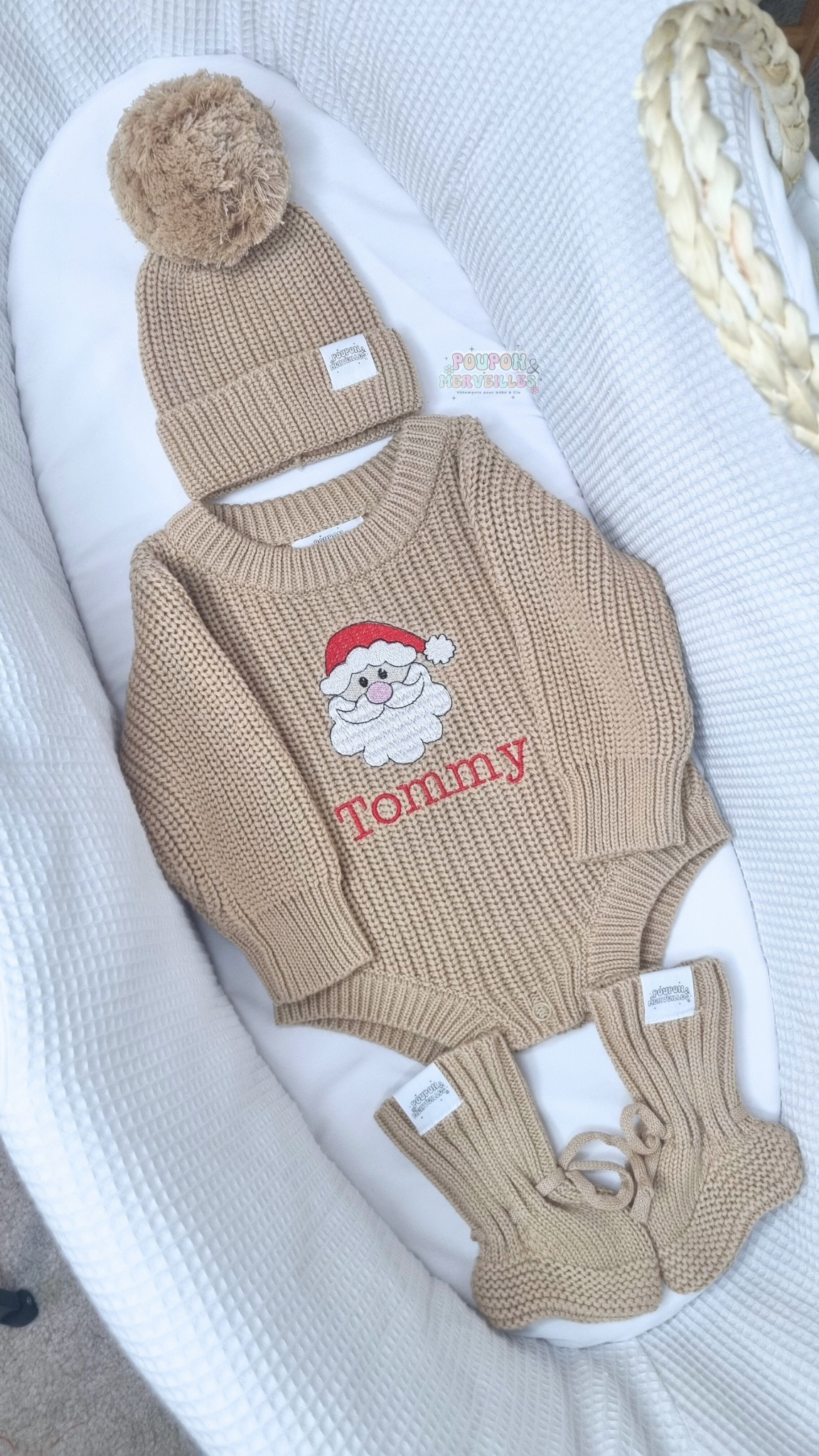Coffret Naissance Noël | Ensemble Barboteuse