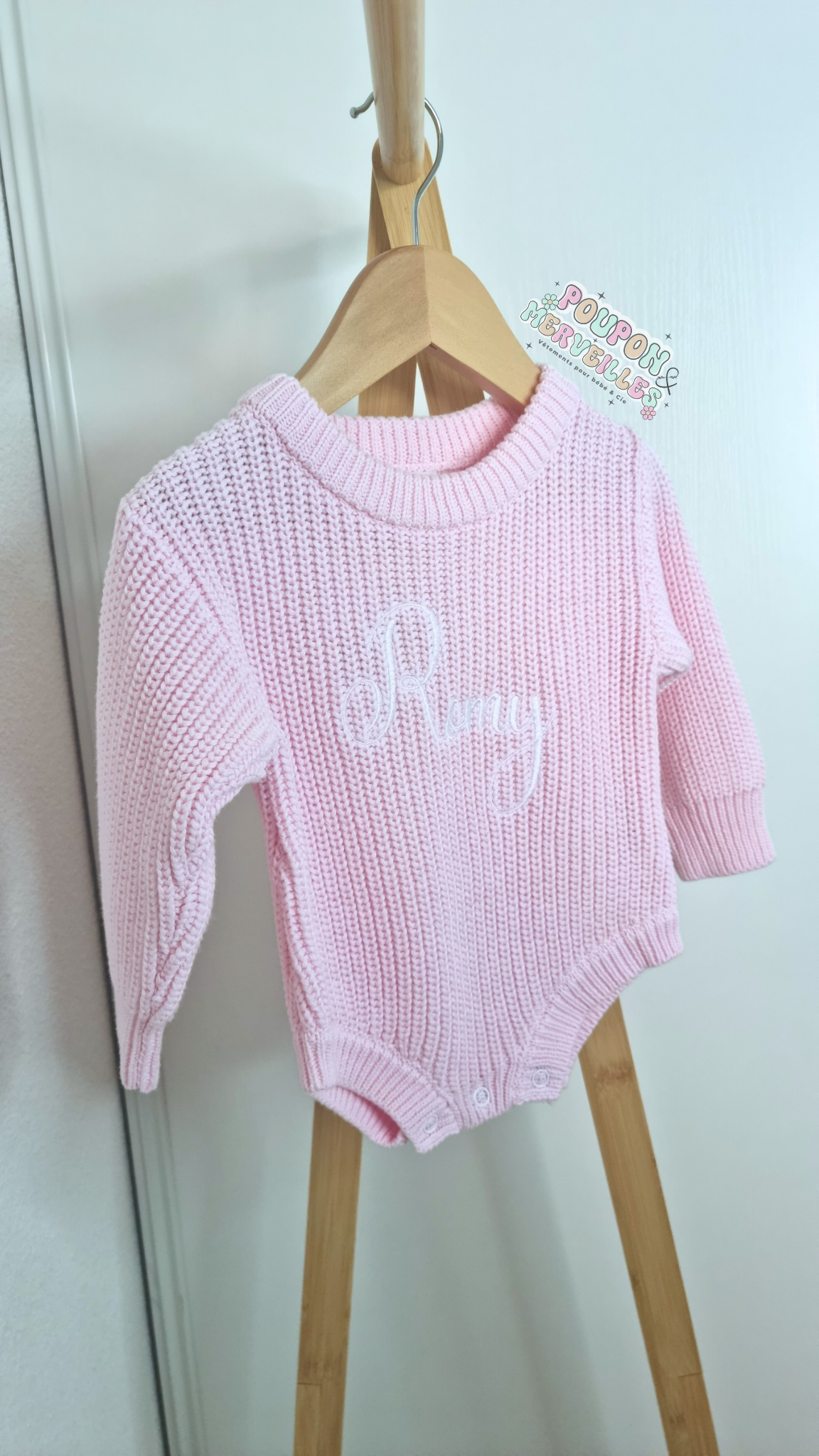 Barboteuse personnalisée en maille