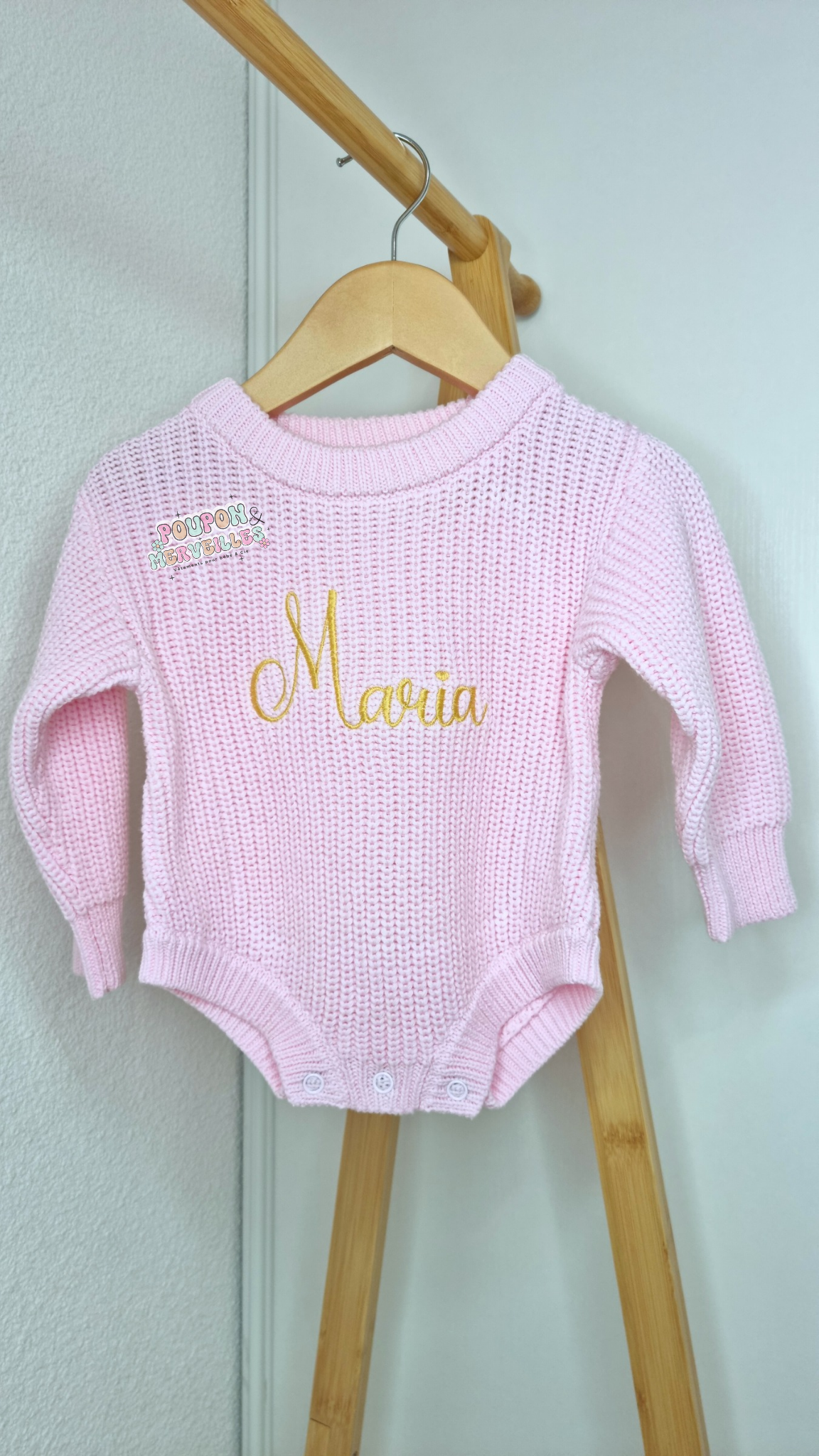 Barboteuse personnalisée en maille