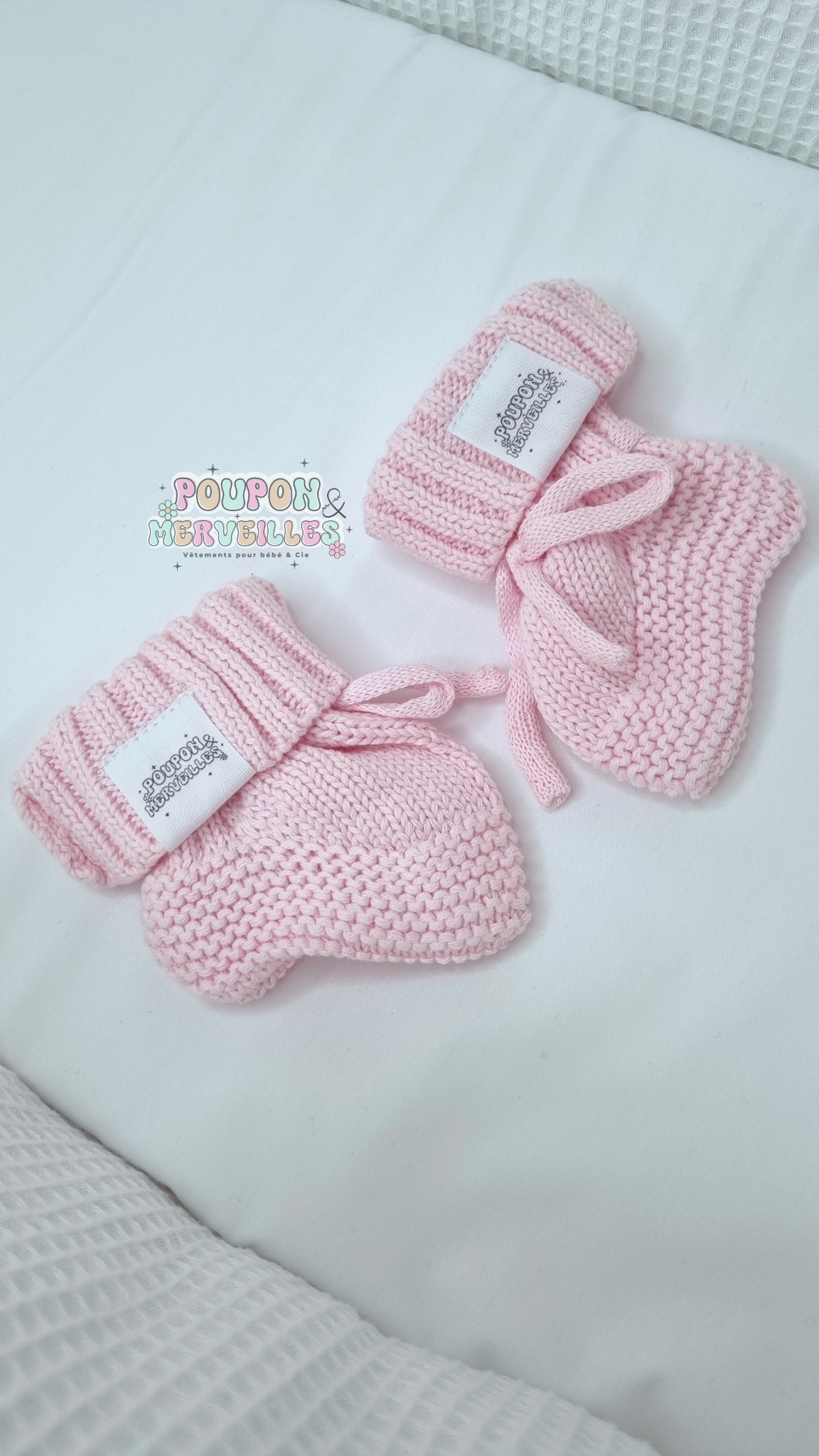 Chaussette en tricot bébé
