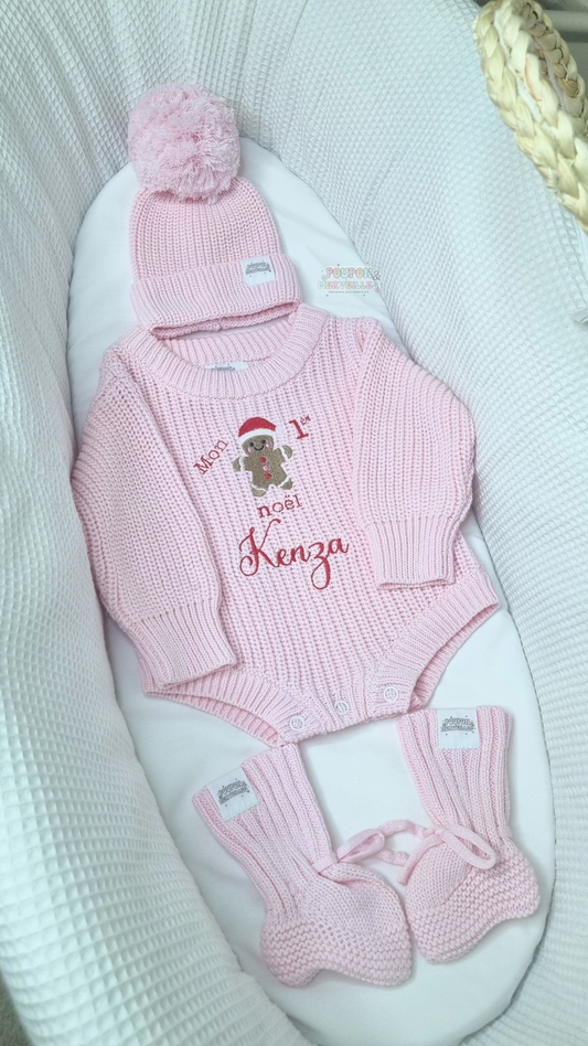Coffret Naissance Noël | Ensemble Barboteuse