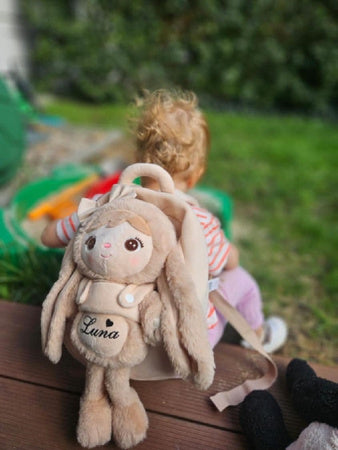 Sac à dos doudou beige