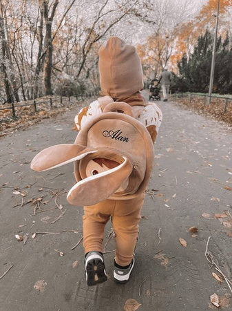 Sac à dos lapin - Beige