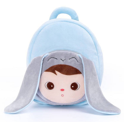 Sac à dos lapin - Bleu Câlin