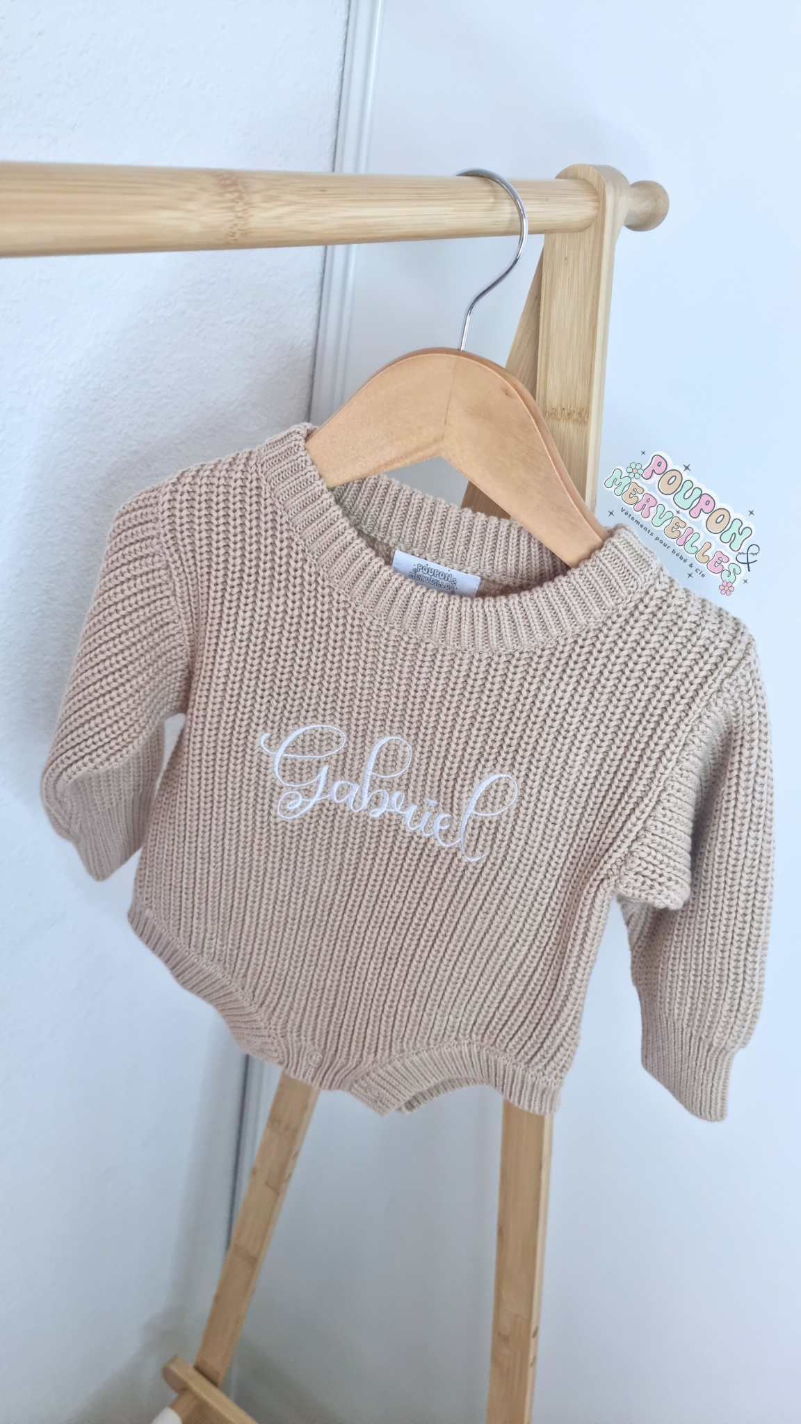 Barboteuse personnalisée en maille